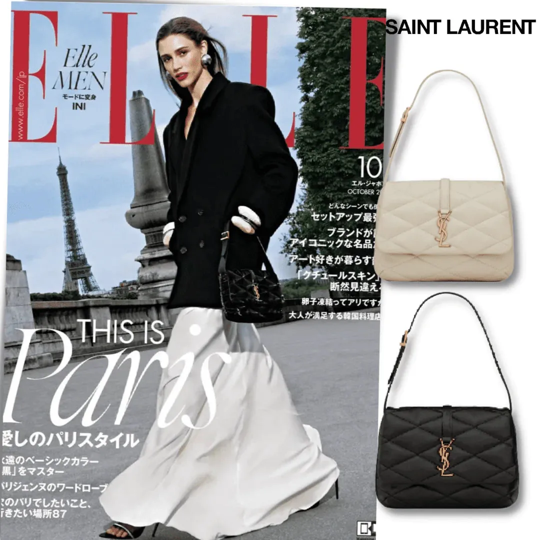 【2026】 YSL 年秋冬新作【SAINT LAURENT】雑誌掲載で大人気！中村アンさん愛用の「LE 57」バッグ。絶好の機会をお見逃しなく！