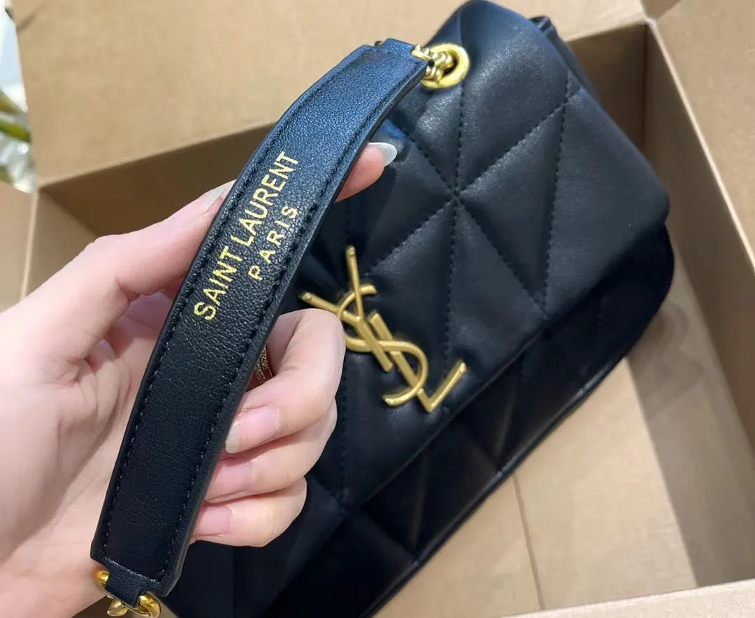 【2026】SAINT LAURENT Ysl Niki フラップメッセンジャーバッグ 黒と白