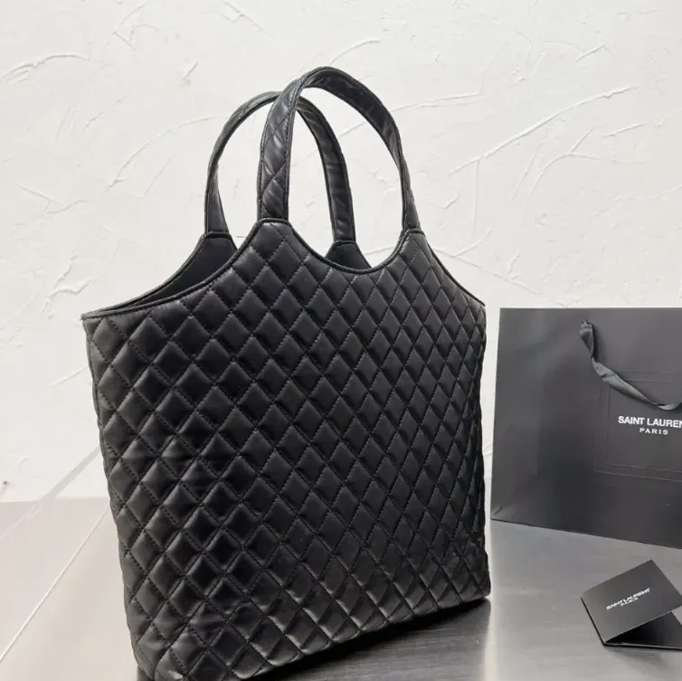 【2026】SAINT LAURENT YSL 50%OFFysl新しい黒のショッピングバッグ爆発的なトートバッグ【送料無料】