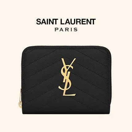 【2026】SAINT LAURENT YSL モノグラム 二つ折り財布 12.0 x 10.0 x 3.0 CM