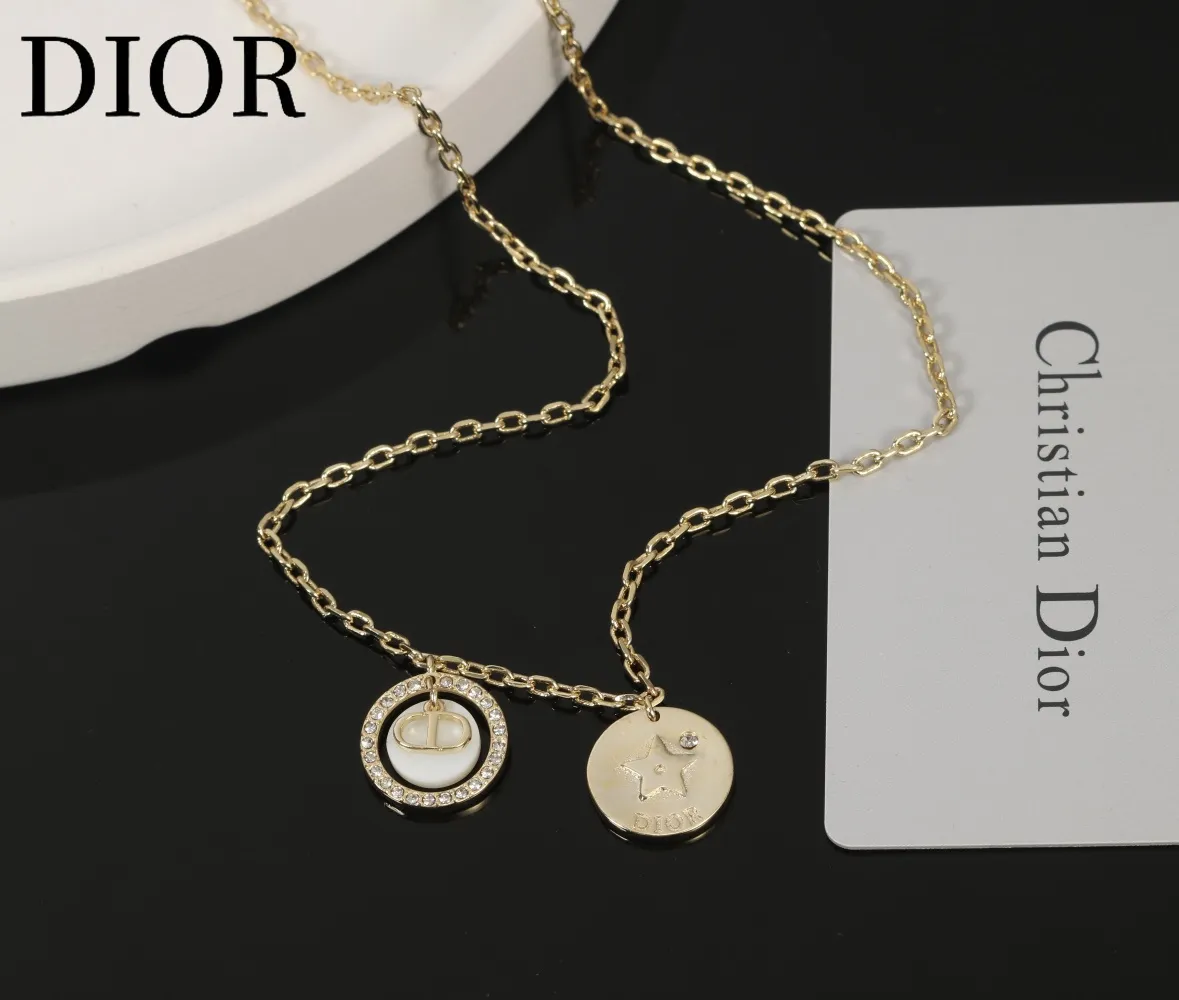 【2026】【 DIOR】ネックレス、新しいネックレス万能シンプルファッションオーナメント