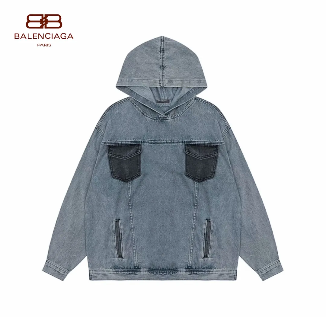【2026】【BALENCIAGA 公式旗艦店】バレンシアガ  カウボーイ服  パーカー  スウェット ご好評に付き再入荷！