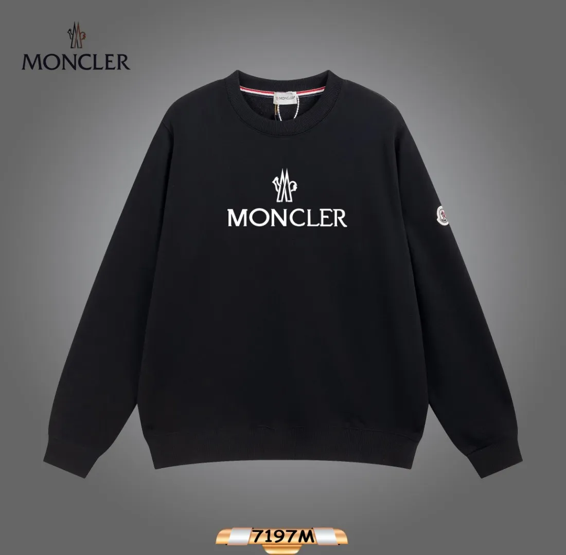 【2026】【MONCLER 公式旗艦店】モンクレール  丸首の衛衣 スウェットご好評に付き再入荷！