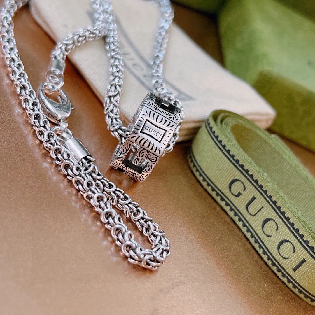 【2026】【GUCCI】ネックレス、新しいネックレス万能シンプルファッションオーナメント