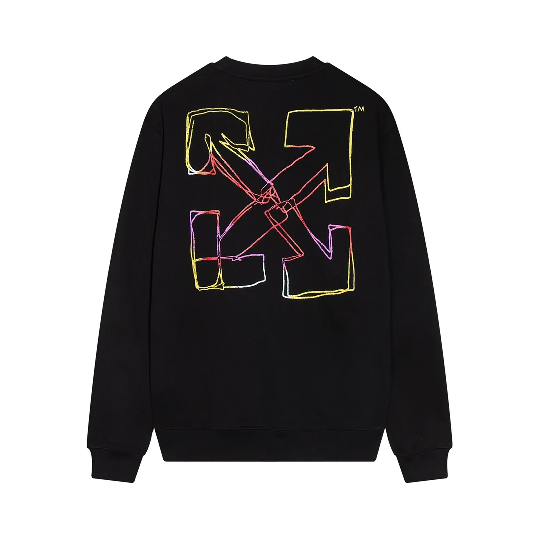 【2026】【OFF-WHITE  公式旗艦店】オフホワイトス丸首の衛衣ウェットご好評に付き再入荷！