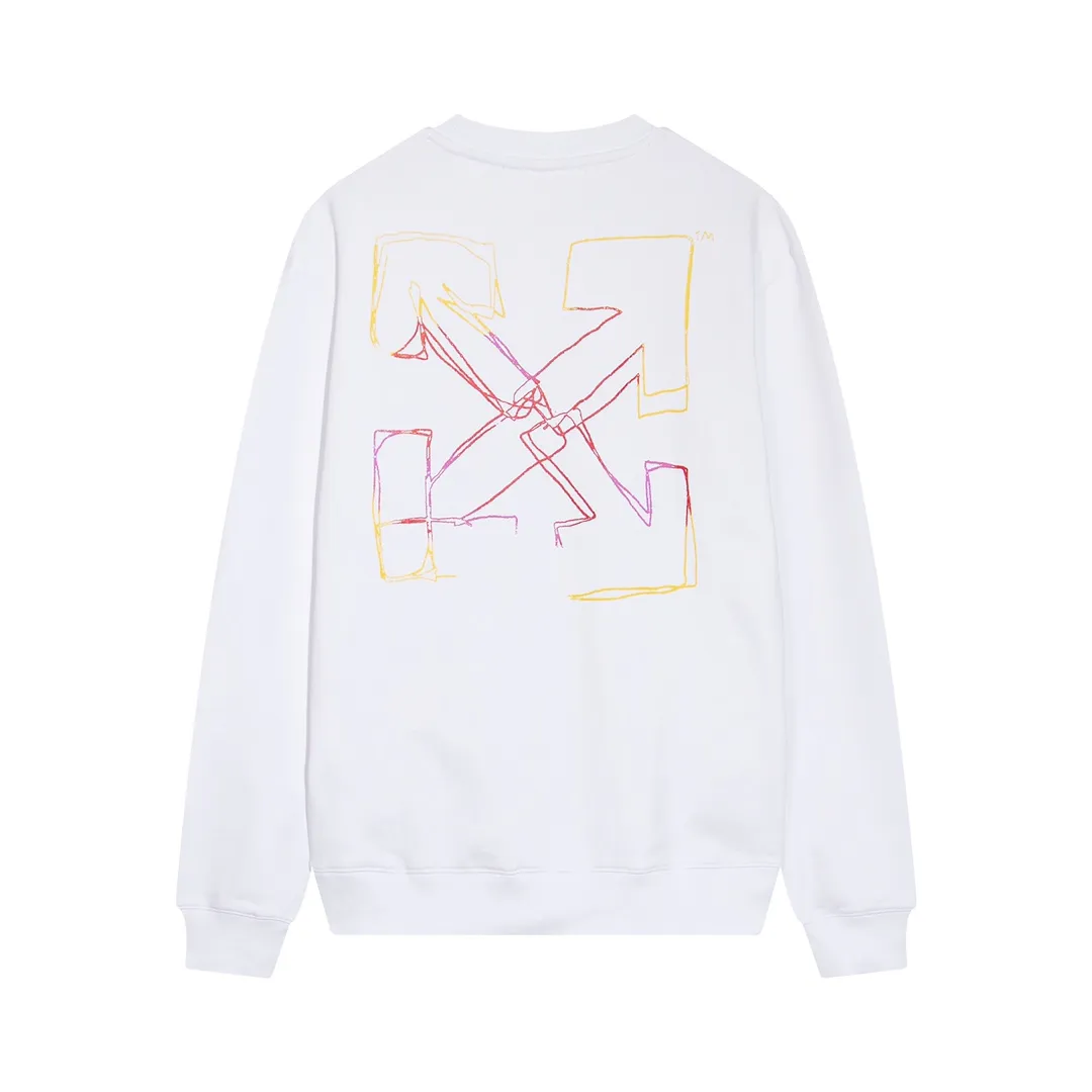 【2026】【OFF-WHITE  公式旗艦店】オフホワイトス丸首の衛衣ウェットご好評に付き再入荷！