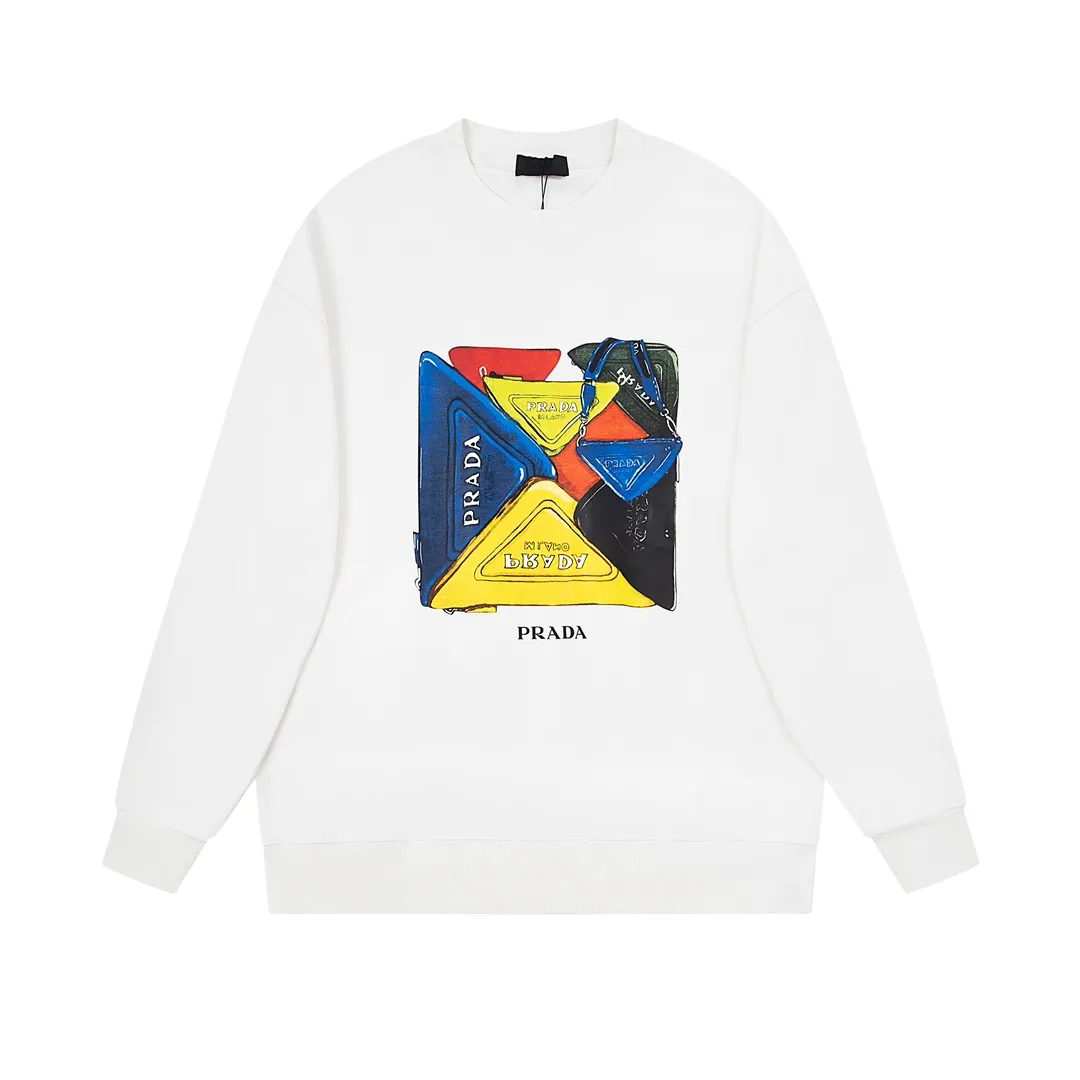 【2026】【PRADA  公式旗艦店】プラダ 丸首の衛衣 スウェットご好評に付き再入荷！