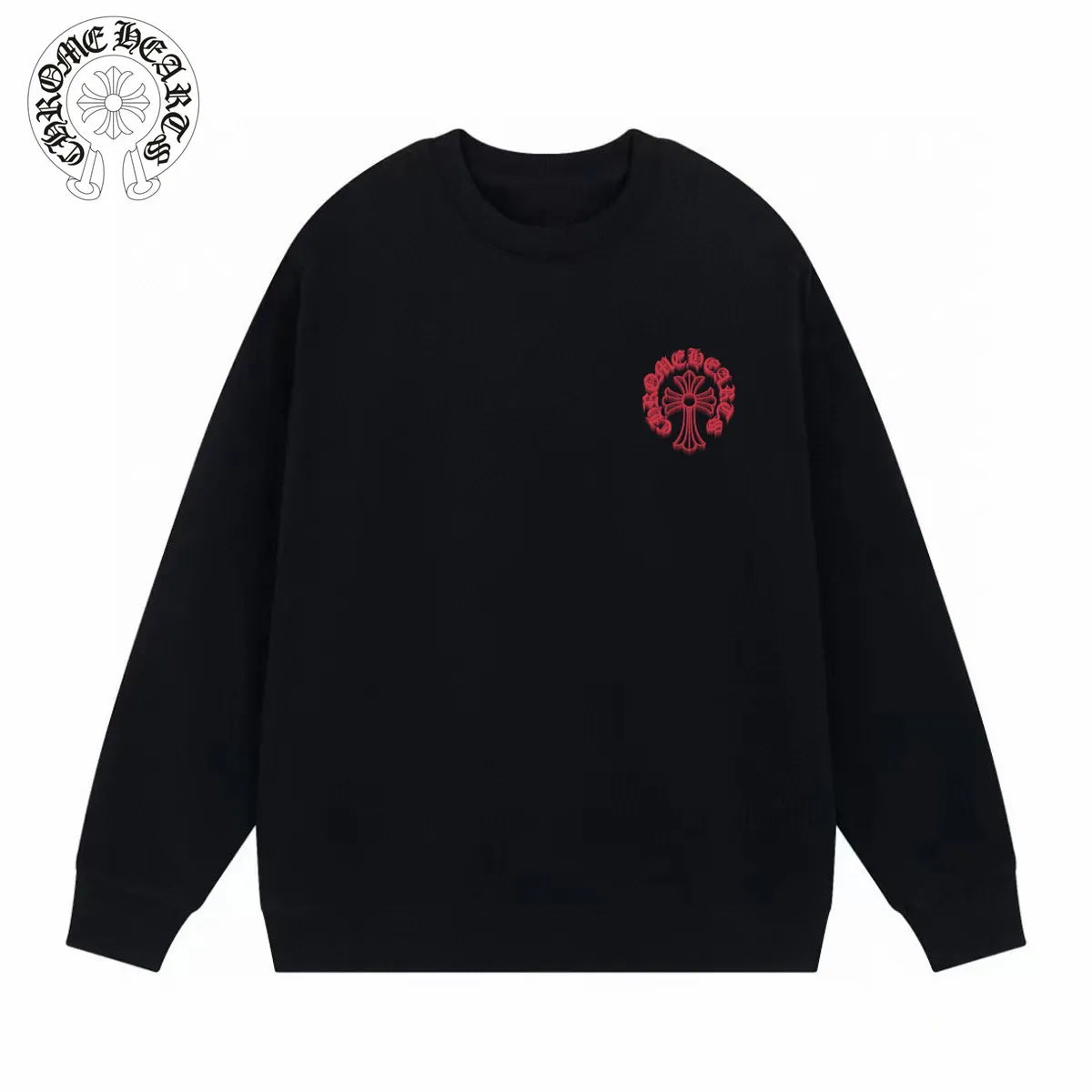 【2026】【CHROME HEARTS公式旗艦店】クロムハーツ 丸首の衛衣 スウェット ご好評に付き再入荷！