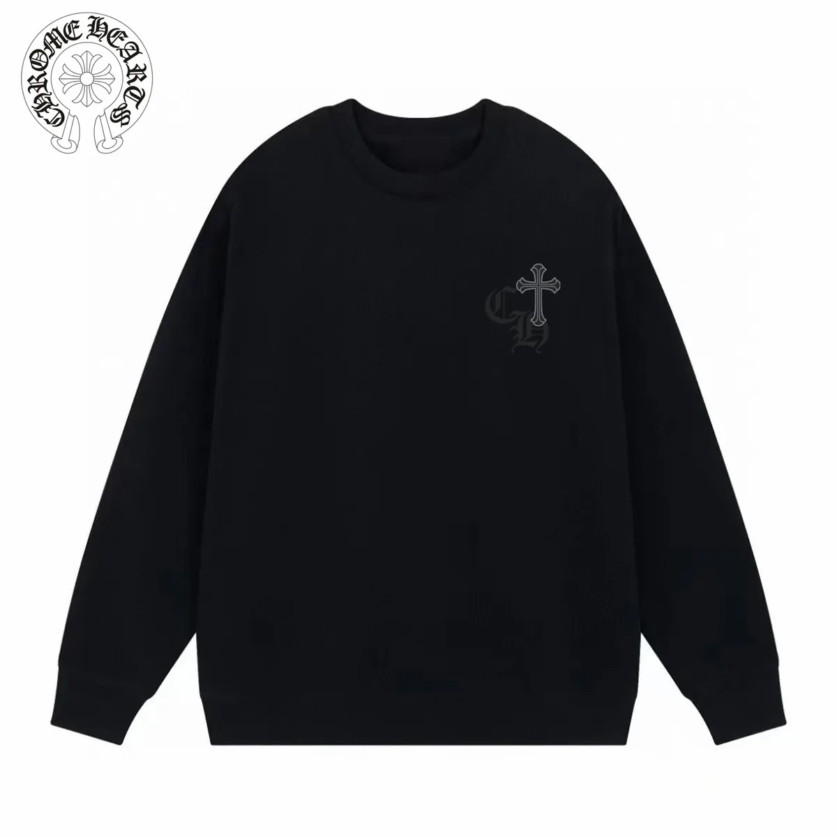【2026】【CHROME HEARTS公式旗艦店】クロムハーツ 丸首の衛衣 スウェット ご好評に付き再入荷！