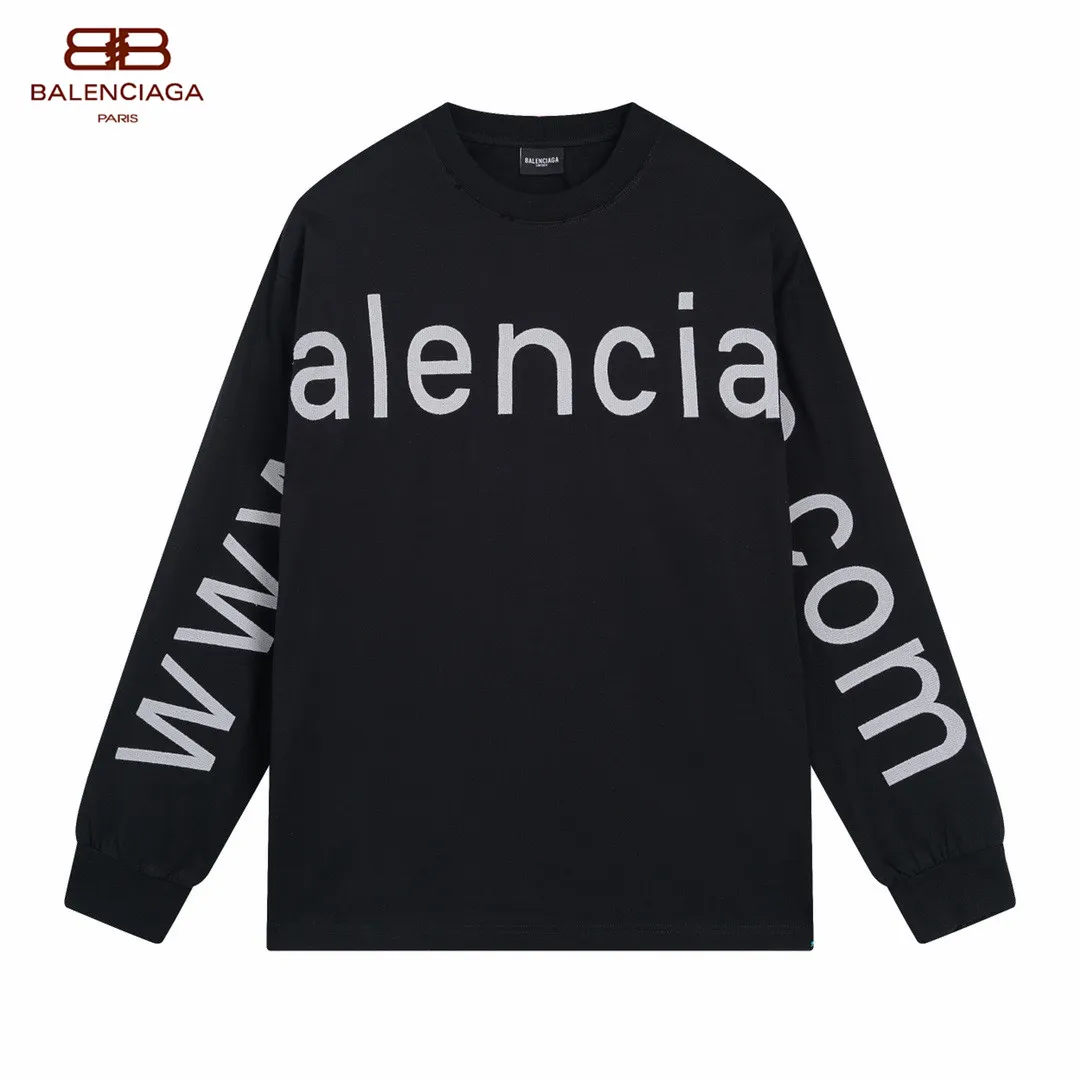 【2026】【BALENCIAGA  公式旗艦店】バレンシアガ 丸首の衛衣スウェット ご好評に付き再入荷！