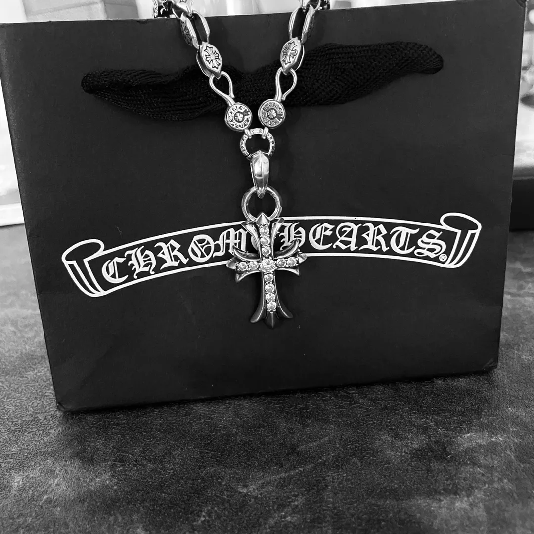 【2026】【CHROME HEARTS 】ネックレス、新しいネックレス万能シンプルファッションオーナメント
