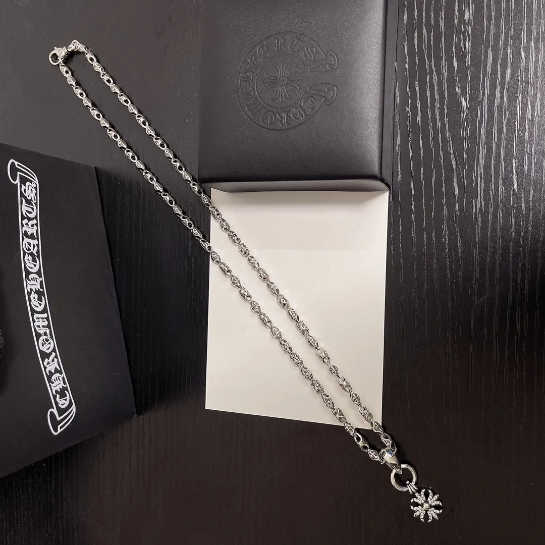 【2026】【CHROME HEARTS 】ネックレス、新しいネックレス万能シンプルファッションオーナメント