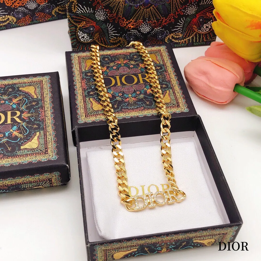 【2026】【DIOR】ネックレス、新しいネックレス万能シンプルファッションオーナメント