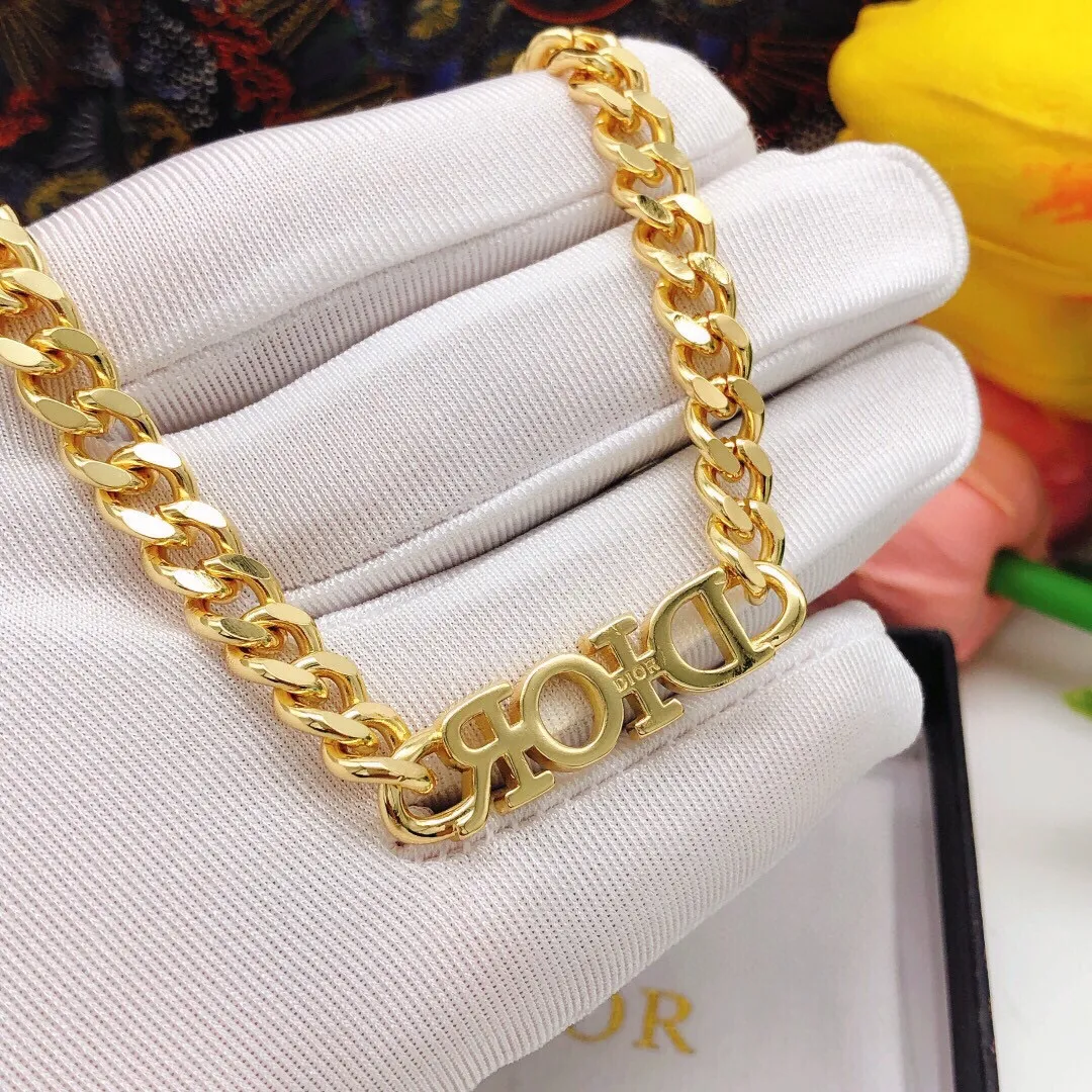 【2026】【DIOR】ネックレス、新しいネックレス万能シンプルファッションオーナメント