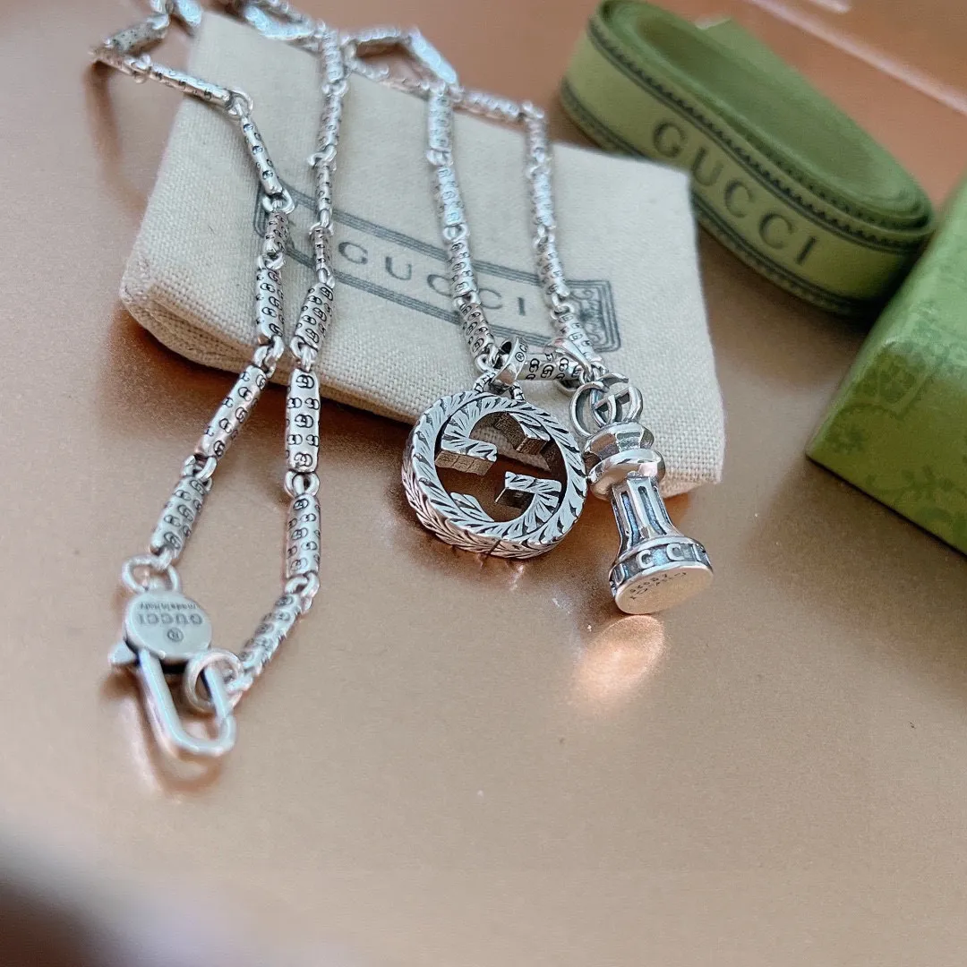 【2026】【GUCCI】ネックレス、新しいネックレス万能シンプルファッションオーナメント