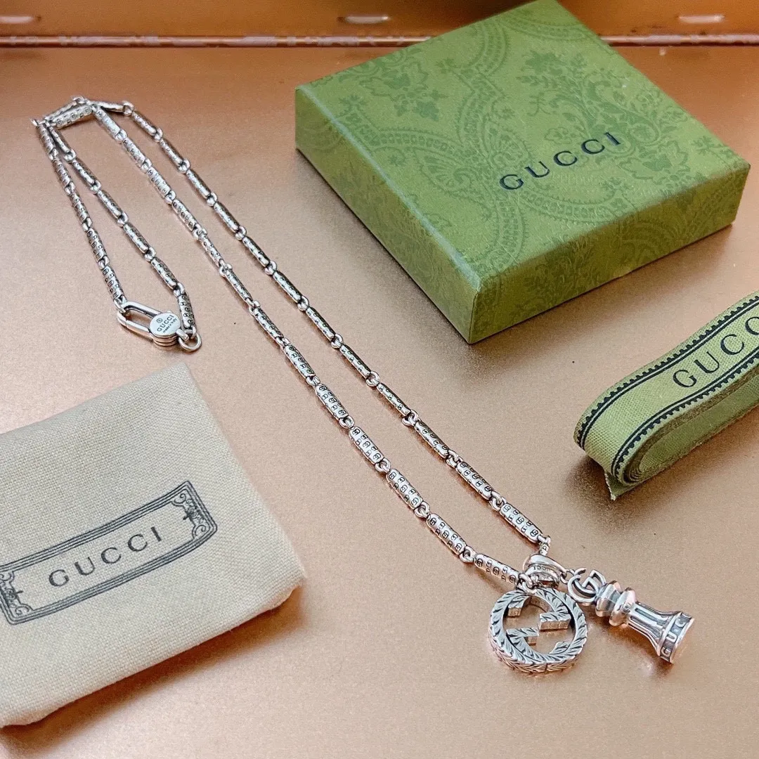 【2026】【GUCCI】ネックレス、新しいネックレス万能シンプルファッションオーナメント
