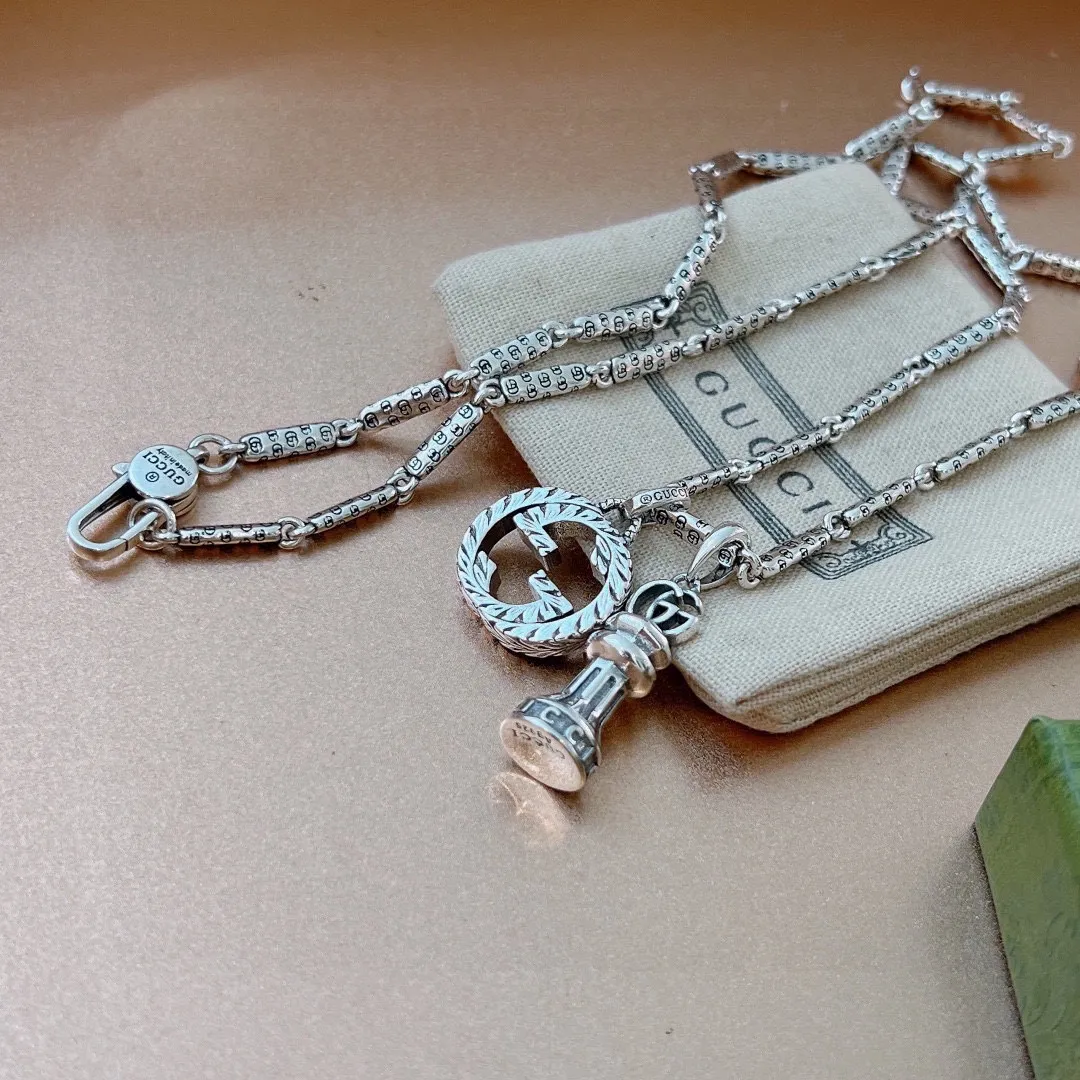 【2026】【GUCCI】ネックレス、新しいネックレス万能シンプルファッションオーナメント