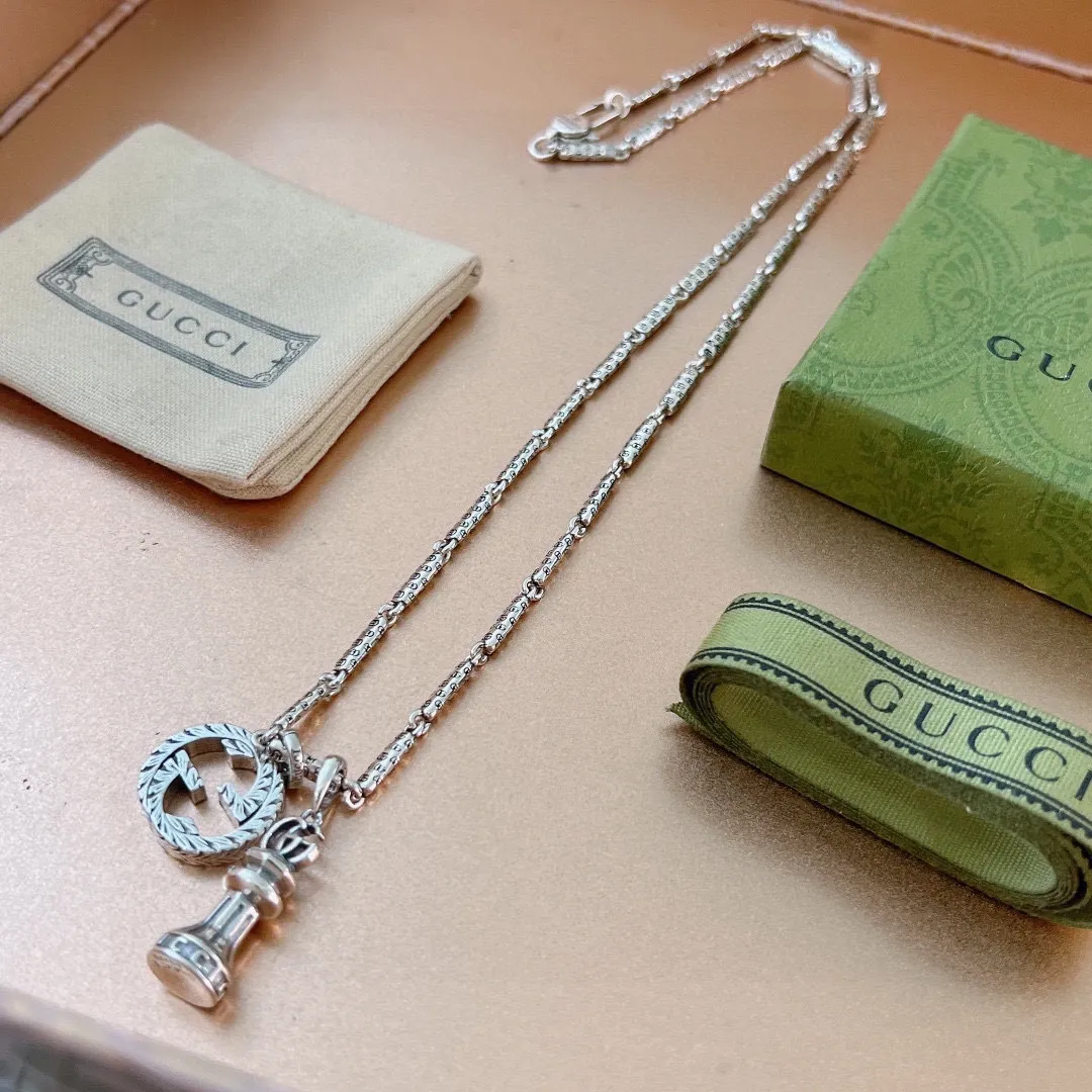 【2026】【GUCCI】ネックレス、新しいネックレス万能シンプルファッションオーナメント