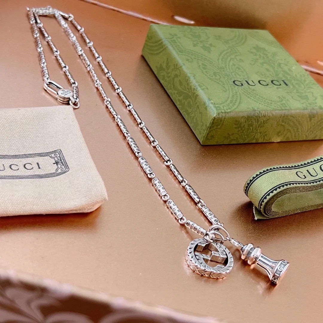 【2026】【GUCCI】ネックレス、新しいネックレス万能シンプルファッションオーナメント