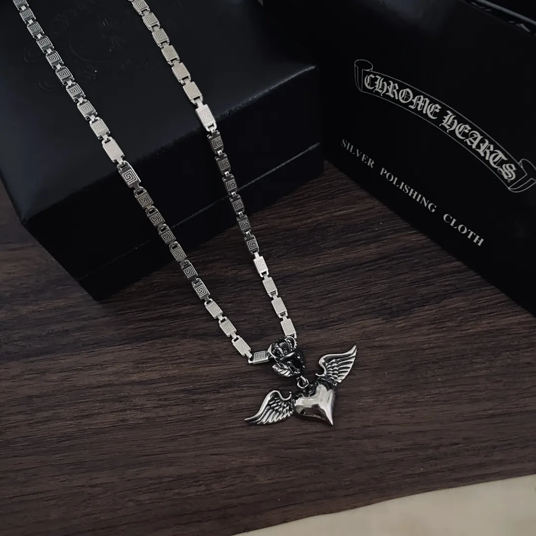 【2026】【CHROME HEARTS 】ネックレス、新しいネックレス万能シンプルファッションオーナメント