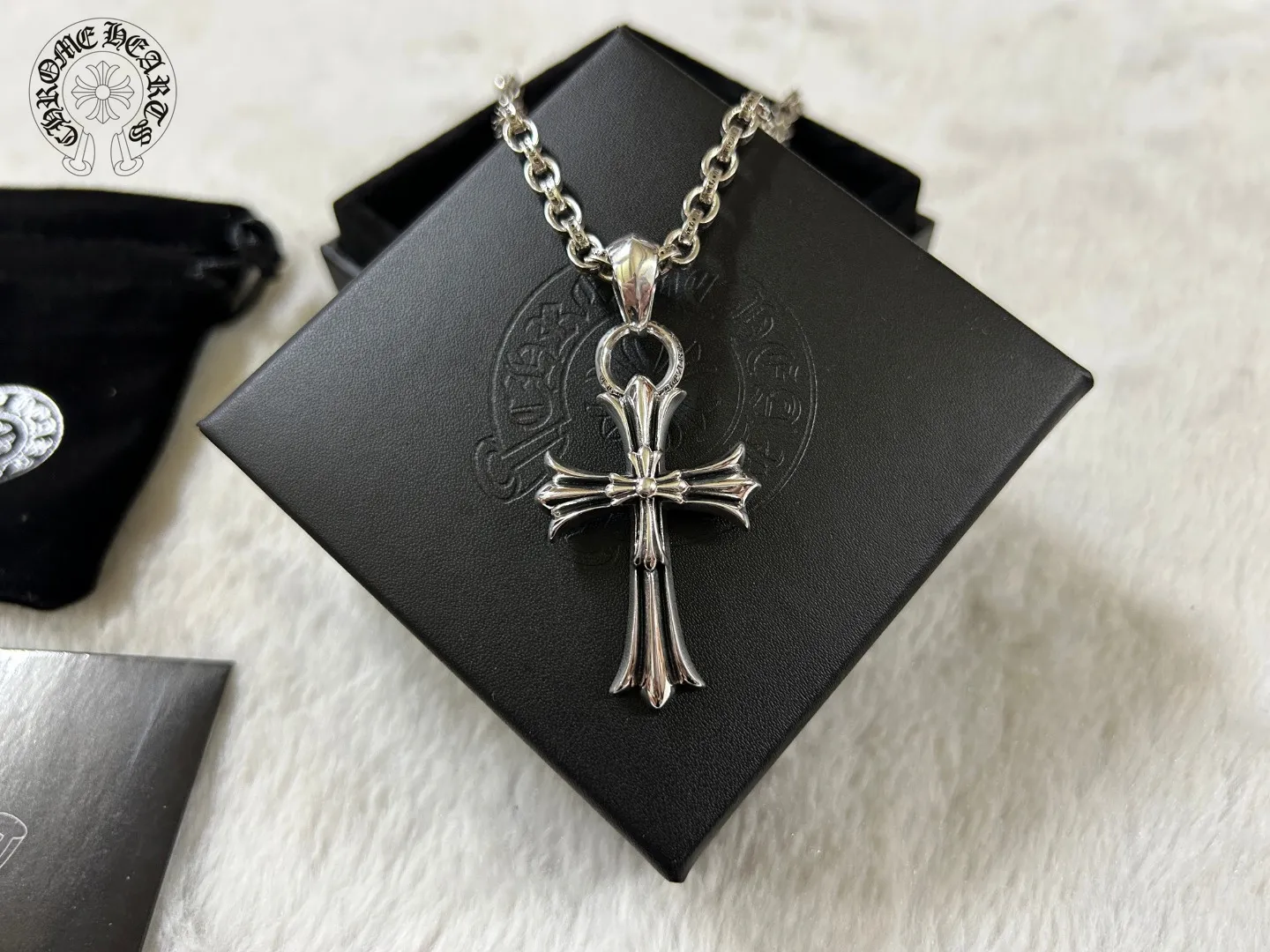 【2026】【CHROME HEARTS 】ネックレス、新しいネックレス万能シンプルファッションオーナメント