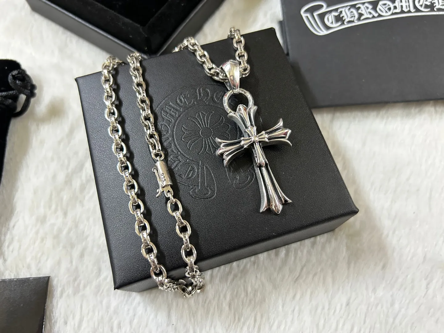 【2026】【CHROME HEARTS 】ネックレス、新しいネックレス万能シンプルファッションオーナメント