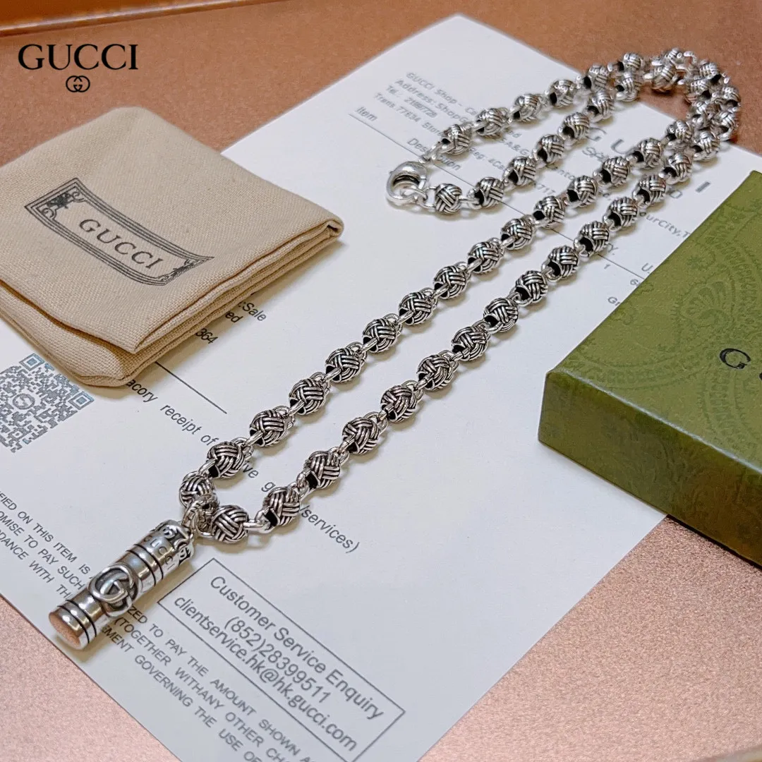 【2026】【GUCCI 】ネックレス、新しいネックレス万能シンプルファッションオーナメント