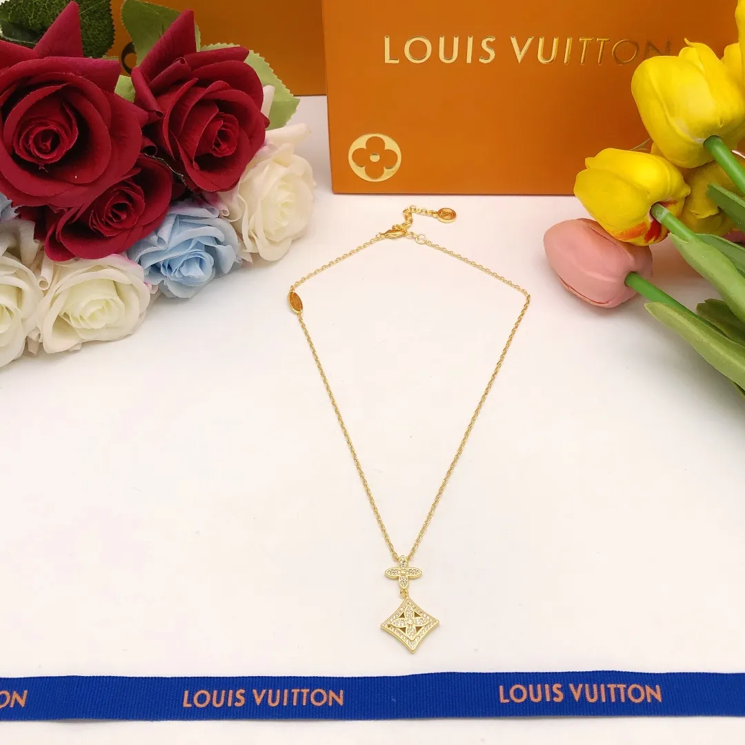 【2026】【LOUIS VUITTON】ネックレス、新しいネックレス万能シンプルファッションオーナメント