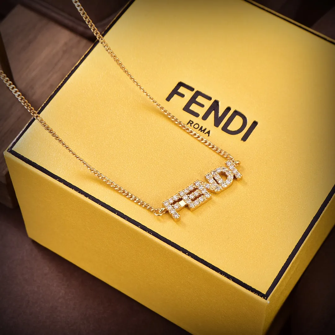 【2026】【FENDI】ネックレス、新しいネックレス万能シンプルファッションオーナメント