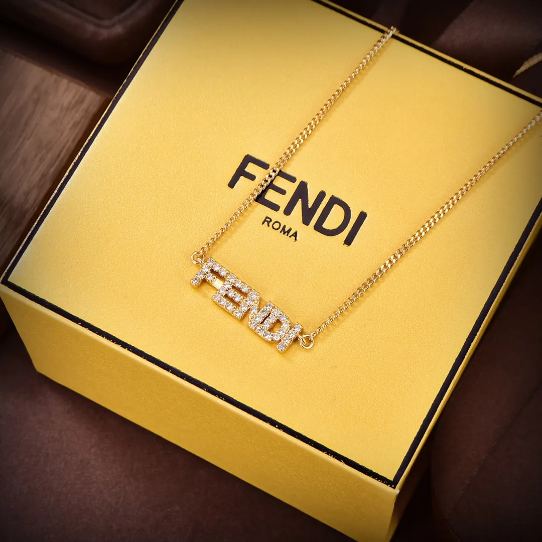 【2026】【FENDI】ネックレス、新しいネックレス万能シンプルファッションオーナメント