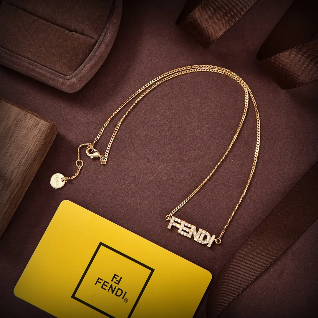 【2026】【FENDI】ネックレス、新しいネックレス万能シンプルファッションオーナメント