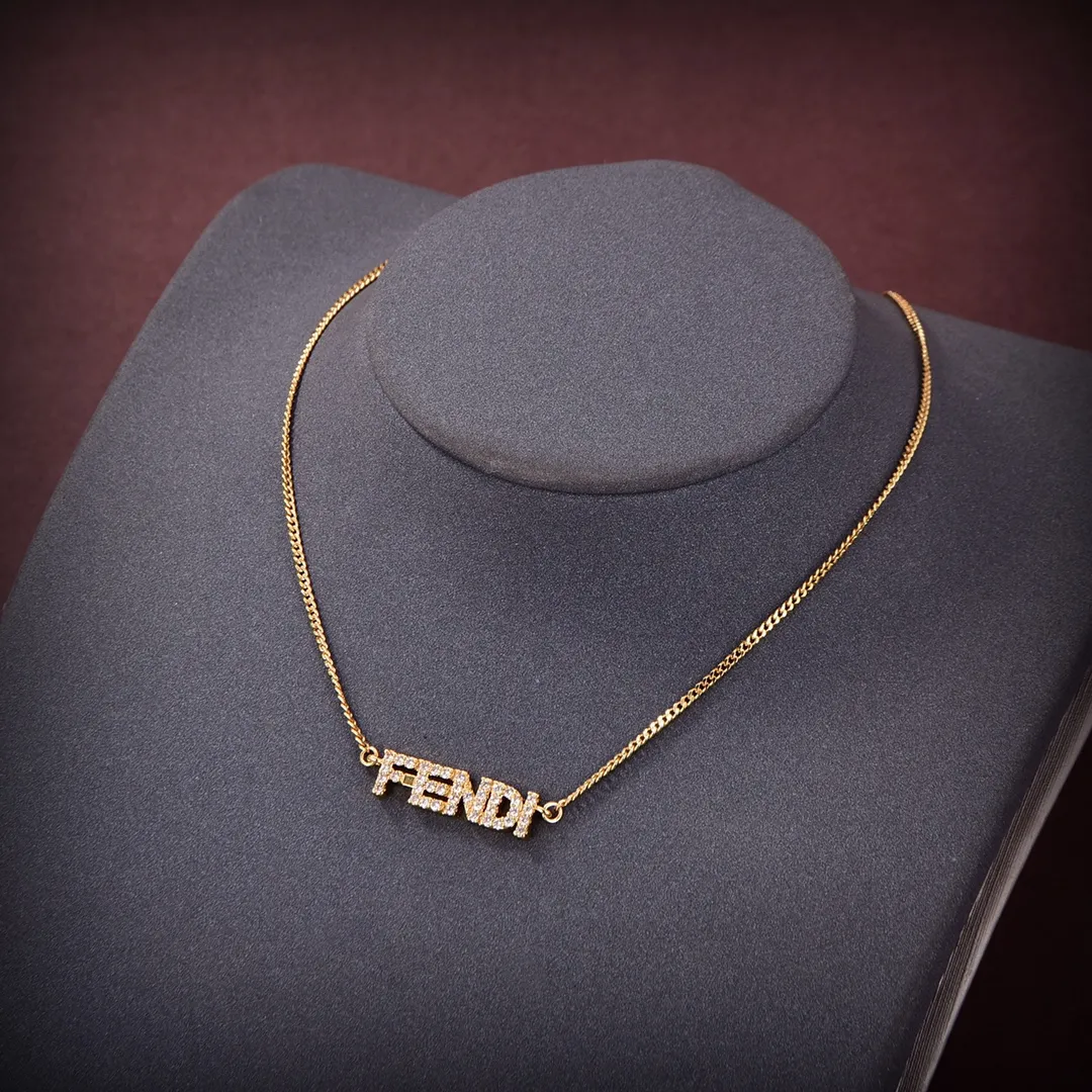 【2026】【FENDI】ネックレス、新しいネックレス万能シンプルファッションオーナメント