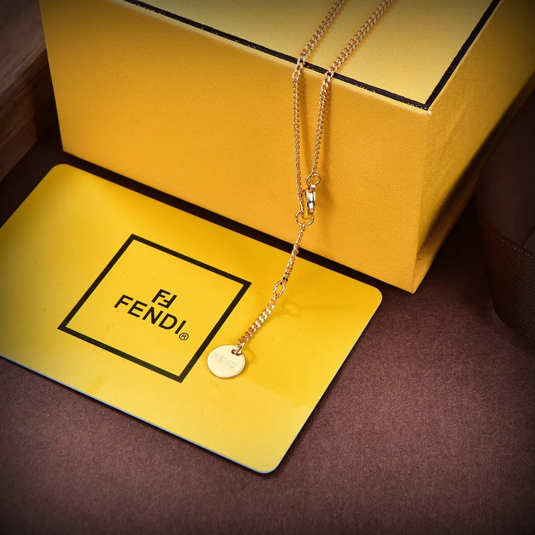【2026】【FENDI】ネックレス、新しいネックレス万能シンプルファッションオーナメント