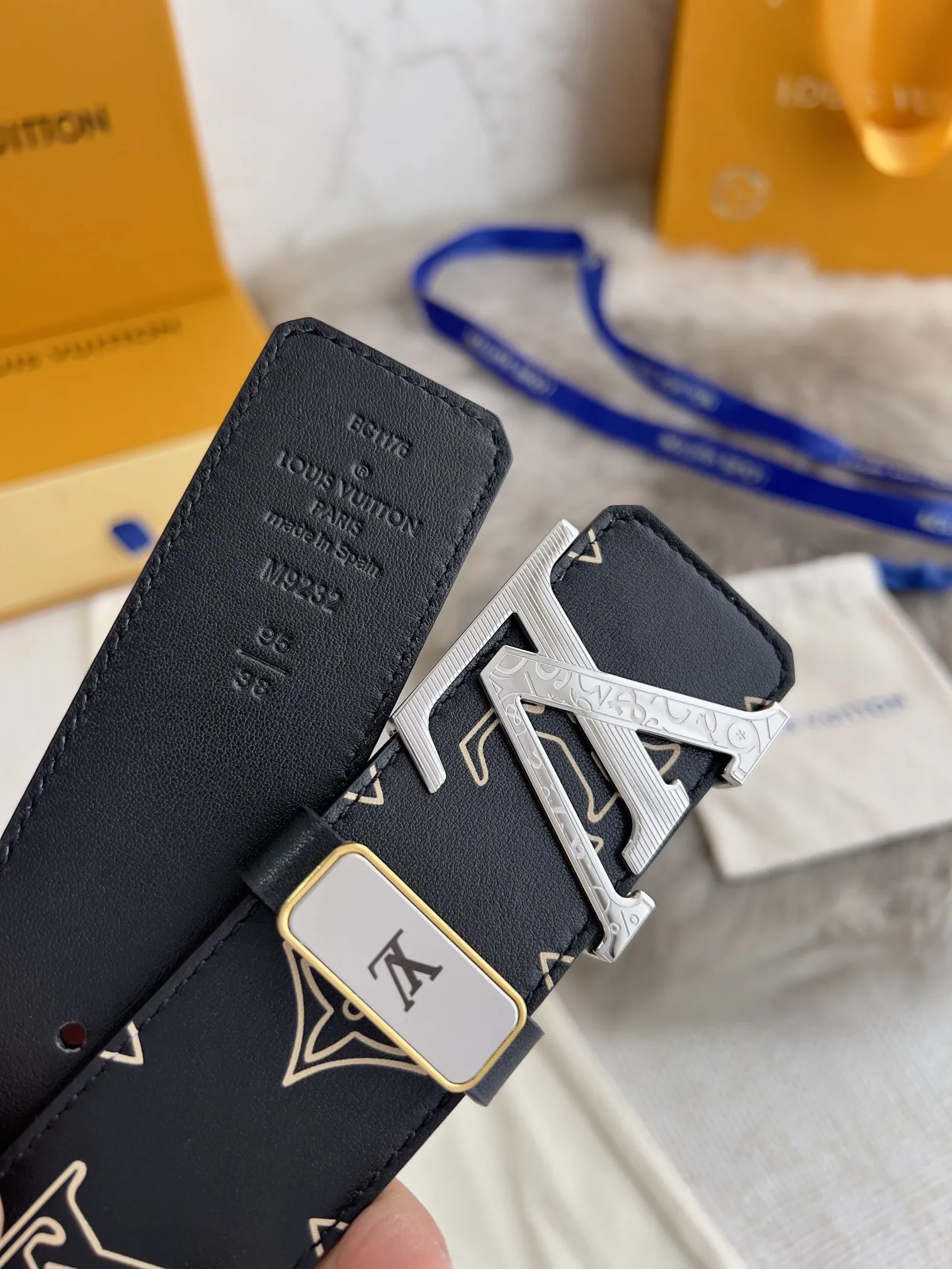 【2026】【LOUIS VUITTON】(ルイヴィトン) 3.8cmベルト メンズ