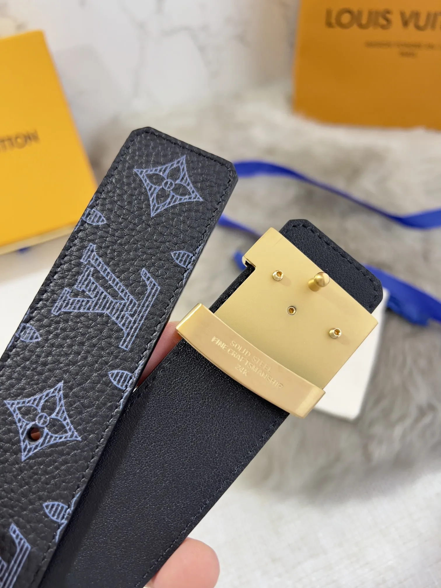 【2026】【LOUIS VUITTON】(ルイヴィトン) 3.8cmベルト メンズ