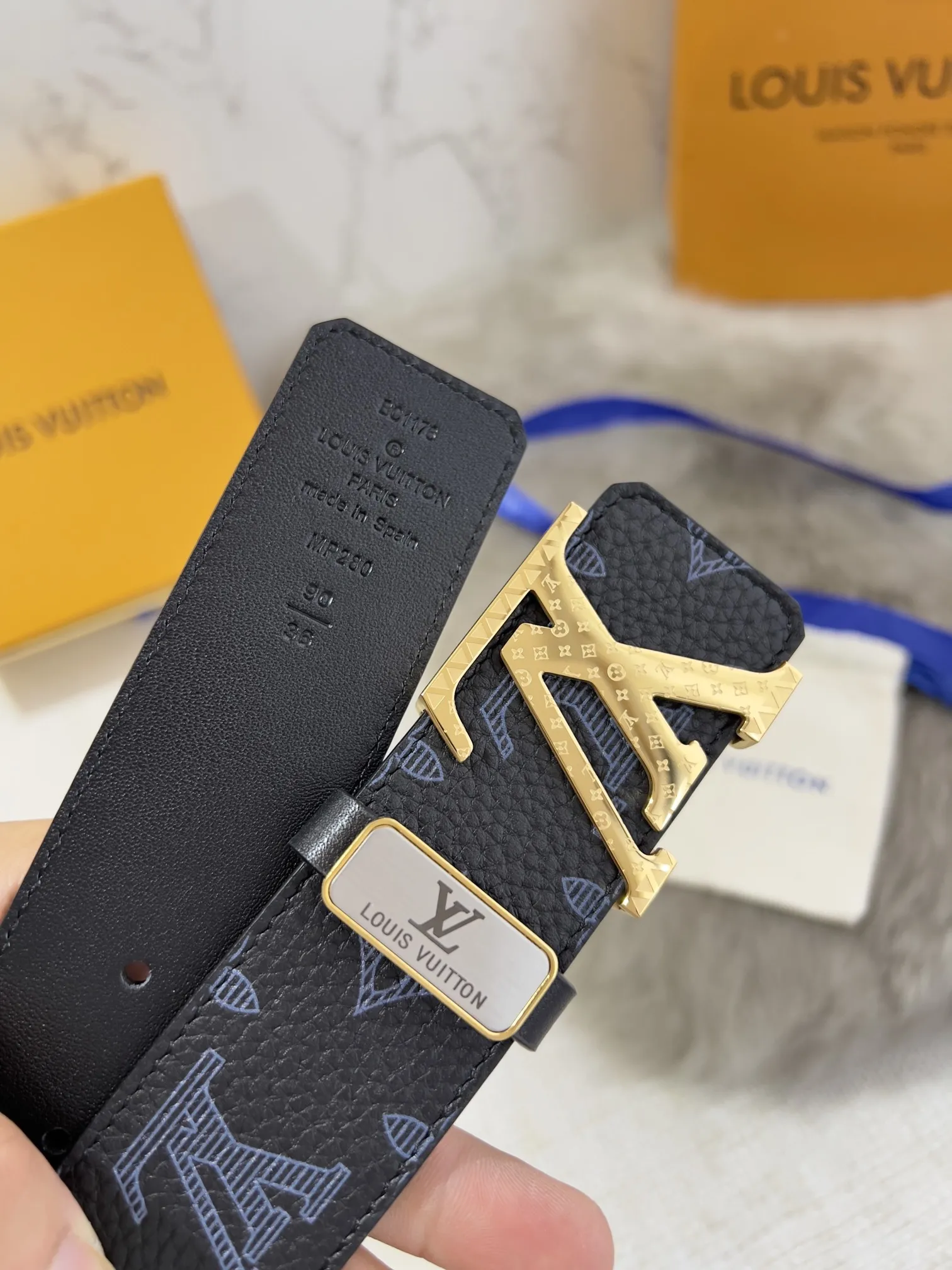 【2026】【LOUIS VUITTON】(ルイヴィトン) 3.8cmベルト メンズ