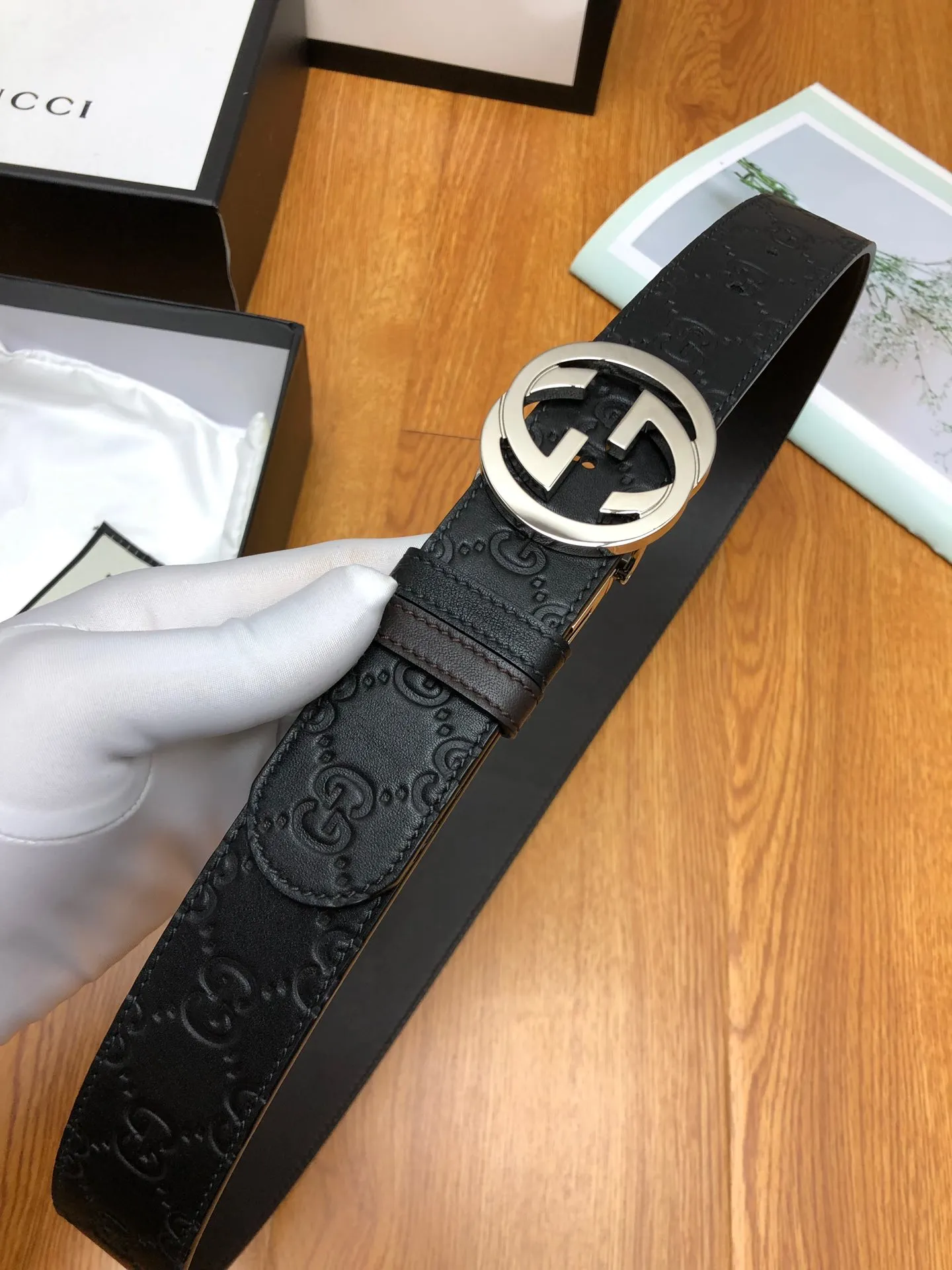 【2026】【GUCCI】(クッチ) 3.7cmベルト メンズ