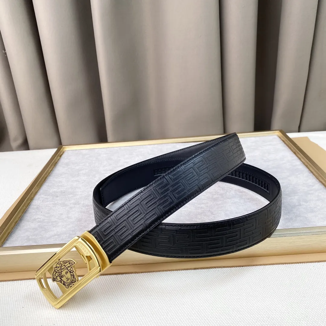【2026】【VERSACE】(ヴェルサーチ) 3.5cmベルト メンズ