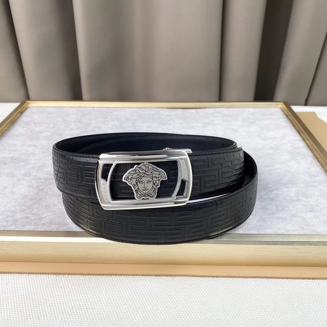 【2026】【VERSACE】(ヴェルサーチ) 3.5cmベルト メンズ