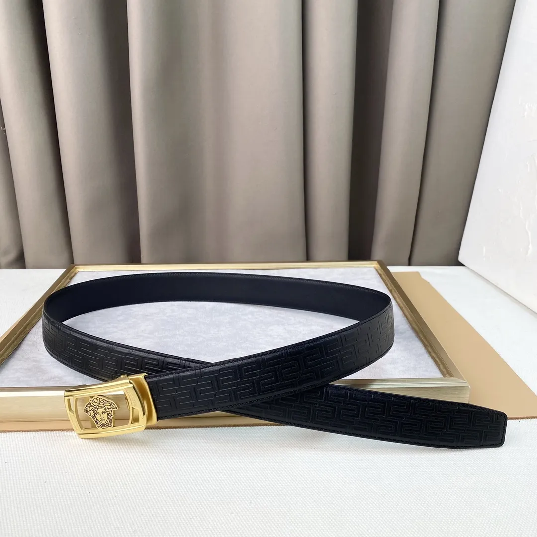 【2026】【VERSACE】(ヴェルサーチ) 3.5cmベルト メンズ