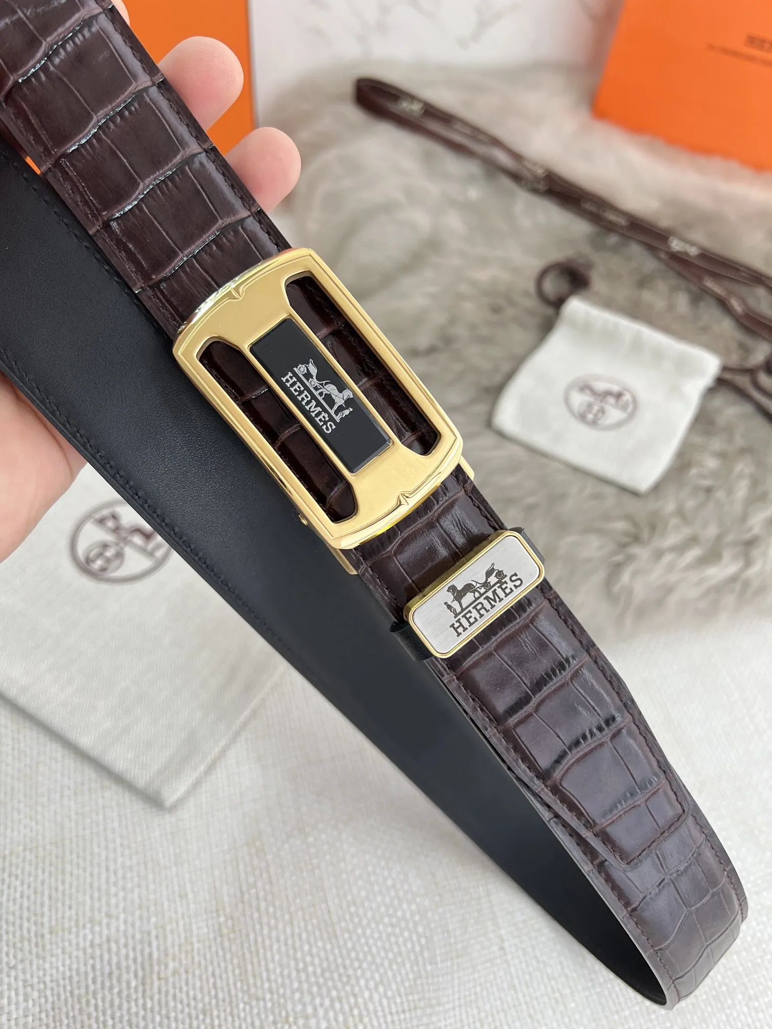 【2026】【HERMES】(エルメス) 3.5cmベルト メンズ