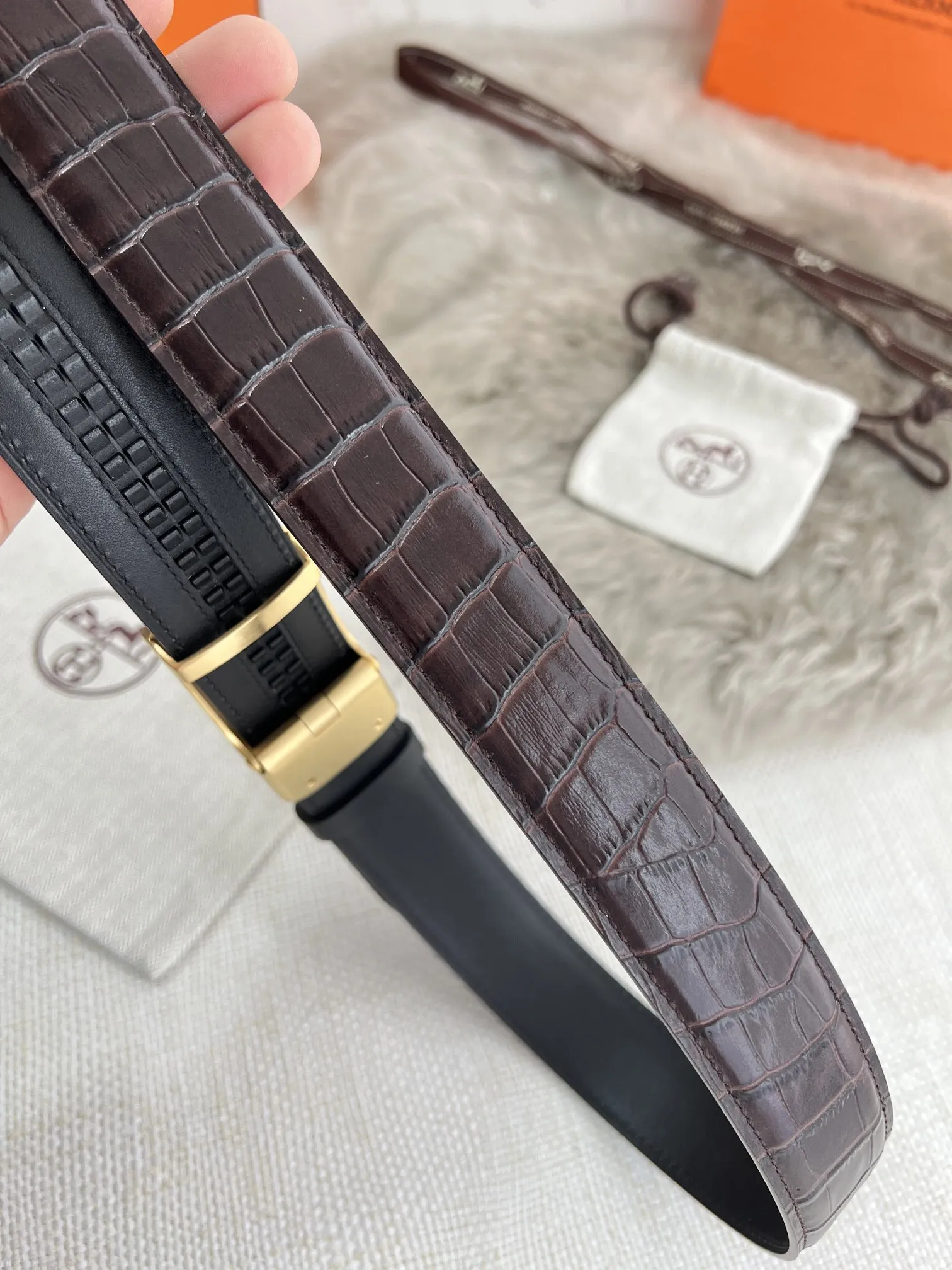 【2026】【HERMES】(エルメス) 3.5cmベルト メンズ