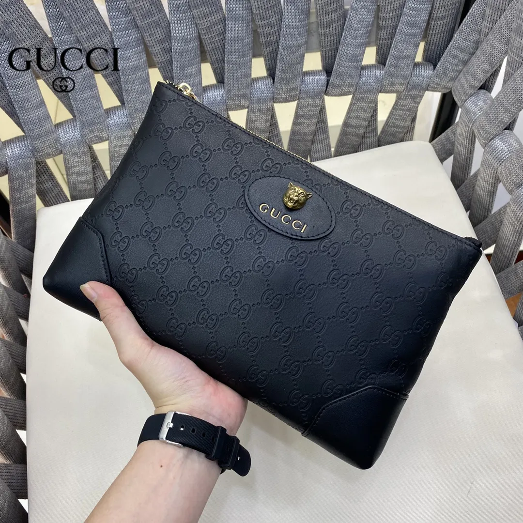 【2026】【GUCCI 公式 旗艦店】クッチ  クラッチバッグ 当日出荷 好評に付き再入荷！28*19*3CM