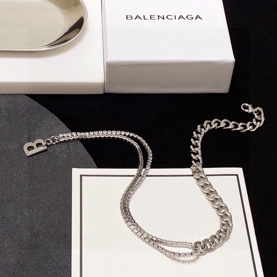 【2026】【BALENCIAGA】ネックレス、新しいネックレス万能シンプルファッションオーナメント