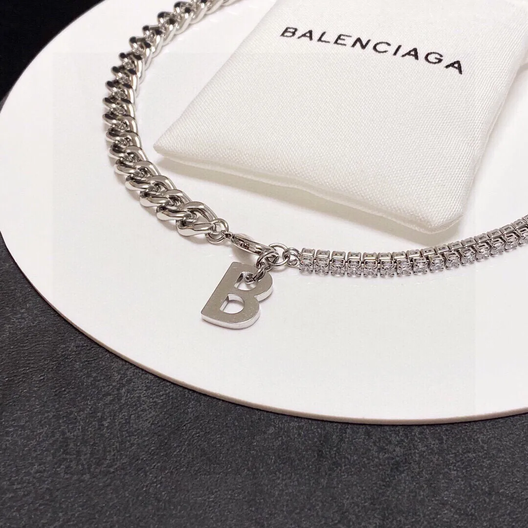 【2026】【BALENCIAGA】ネックレス、新しいネックレス万能シンプルファッションオーナメント