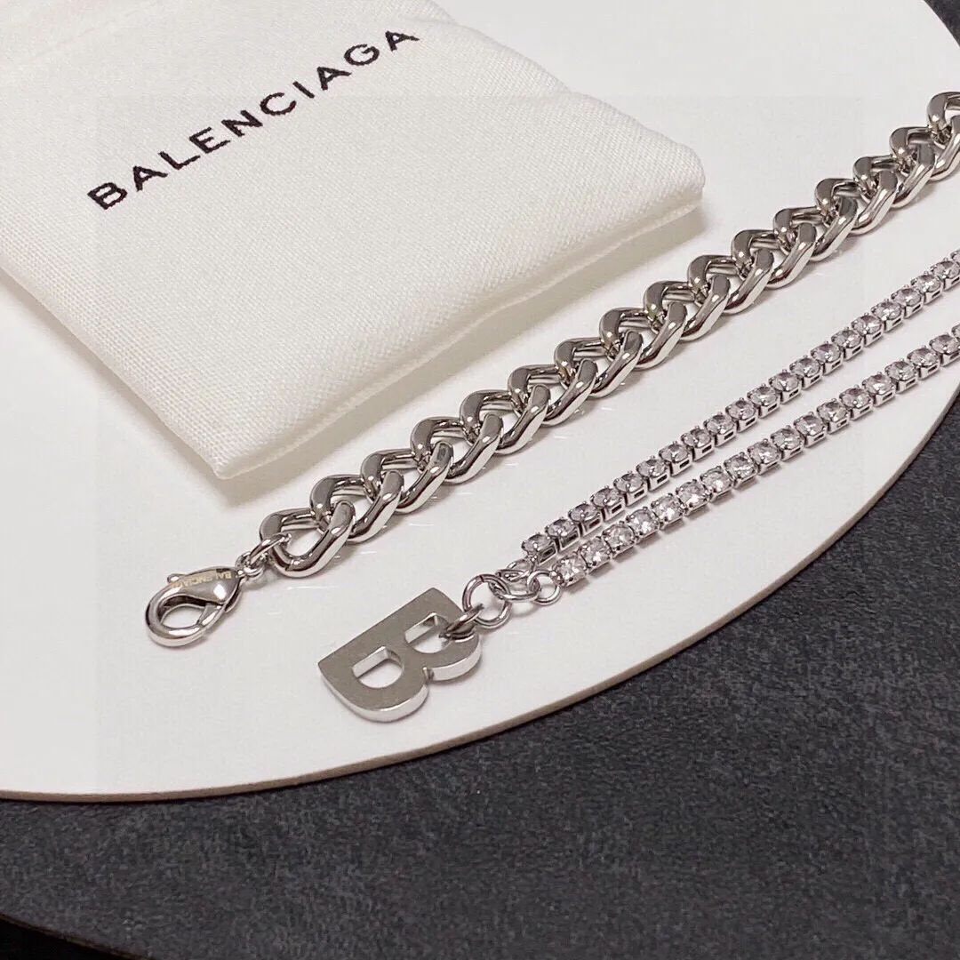 【2026】【BALENCIAGA】ネックレス、新しいネックレス万能シンプルファッションオーナメント
