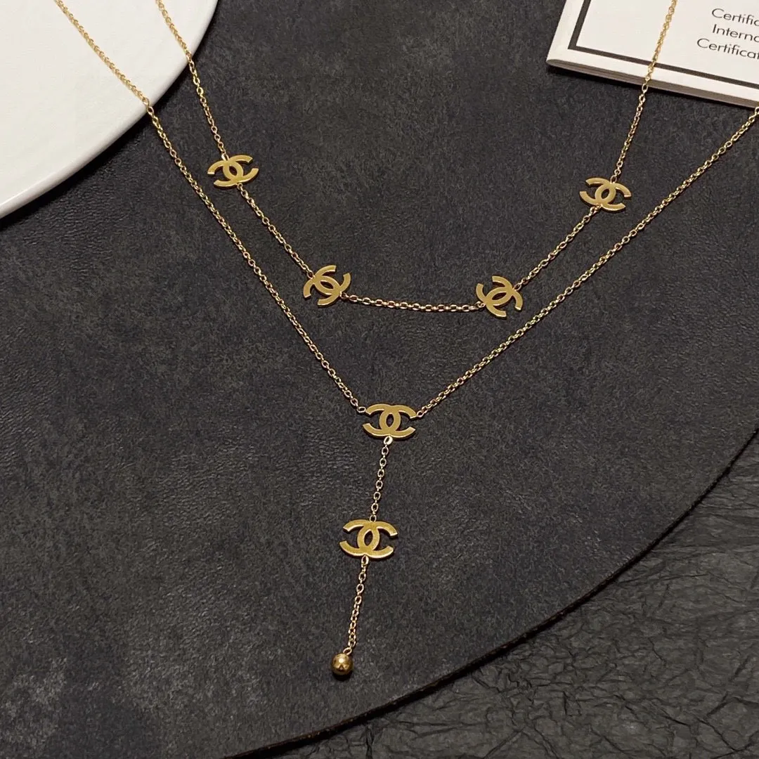 【2026】【CHANEL】ネックレス、新しいネックレス万能シンプルファッションオーナメント
