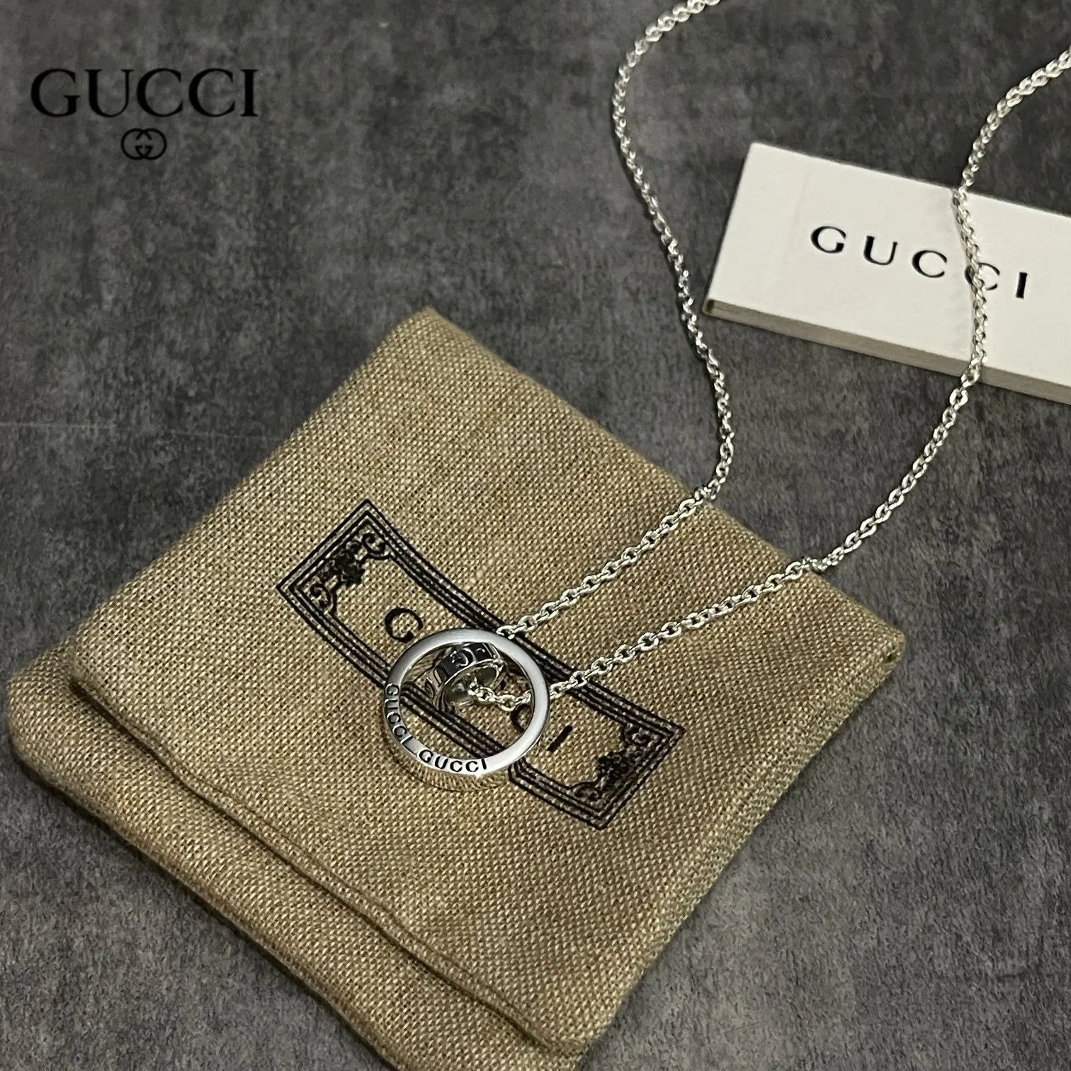【2026】【GUCCI】ネックレス、新しいネックレス万能シンプルファッションオーナメント