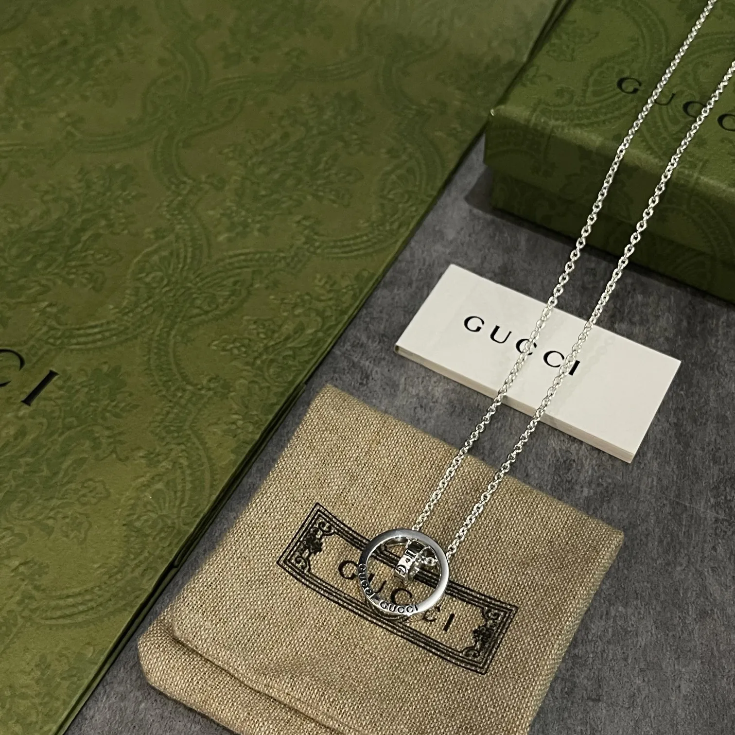 【2026】【GUCCI】ネックレス、新しいネックレス万能シンプルファッションオーナメント