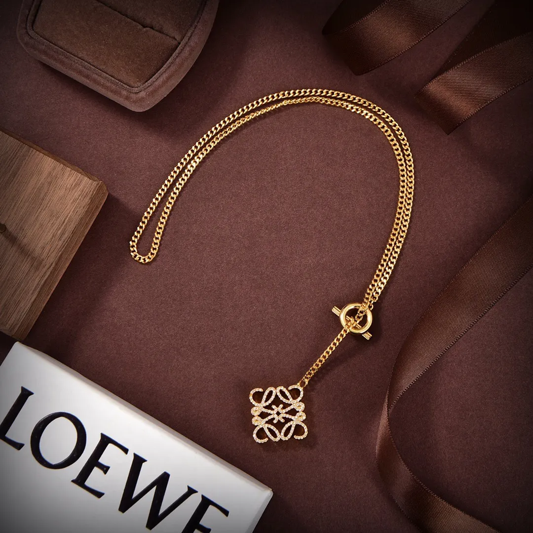 【2026】【LOEWE】ネックレス、新しいネックレス万能シンプルファッションオーナメント